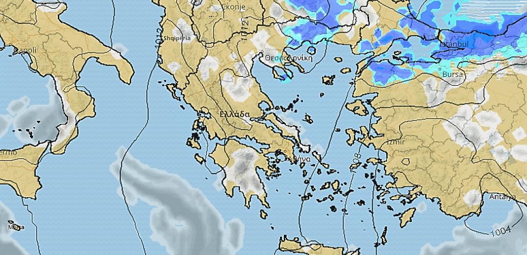 Ο καιρός της Τετάρτης 24 Ιουλίου 2019