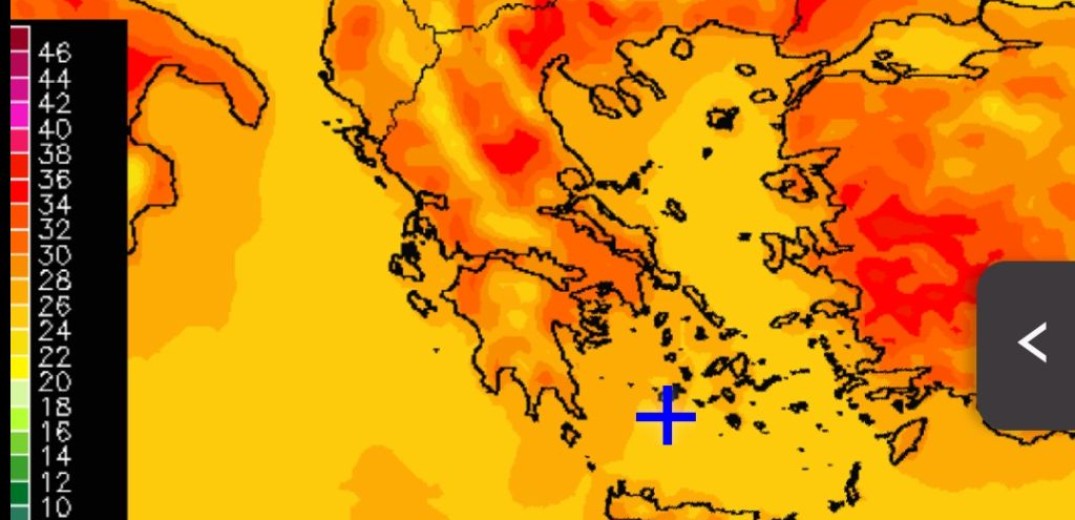 O καιρός της Πέμπτης 1 Αυγούστου 2019