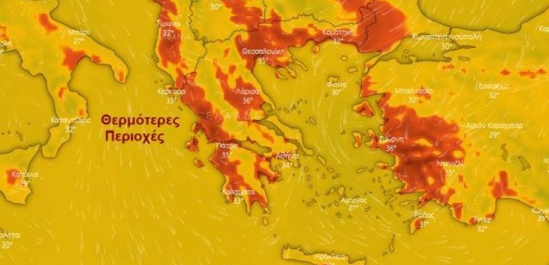 Ο καιρός της ερχόμενης εβδομάδας (26 Αυγούστου - 1 Σεπτεμβρίου 2019)