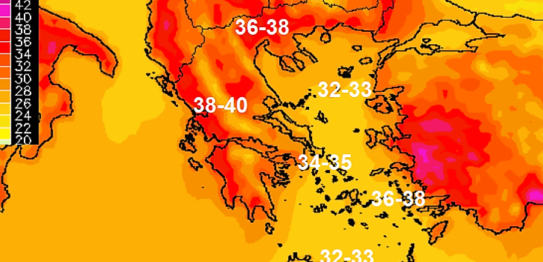 Ο καιρός της Κυριακής 11 Αυγούστου 2019