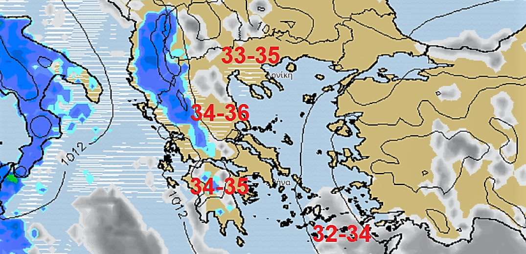 Ο καιρός της ερχόμενης εβδομάδας (2 έως 8 Σεπτεμβρίου)