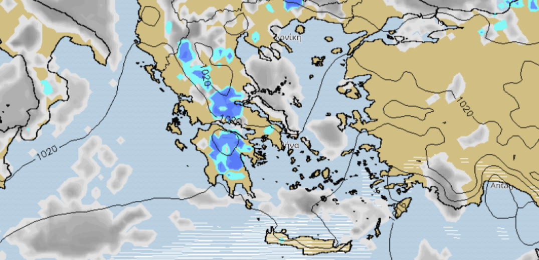 Αυξημένη συννεφιά με λίγες τοπικές βροχές την Παρασκευή 11 Οκτωβρίου 2019