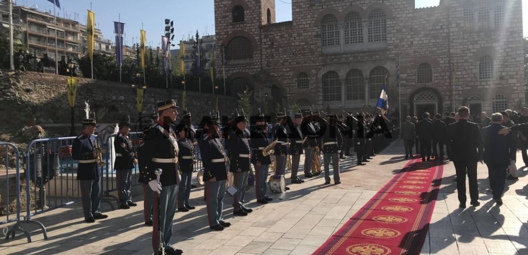 Κεκλεισμένων των θυρών η Δοξολογία για την εορτή του Αγίου Δημητρίου στη Θεσσαλονίκη