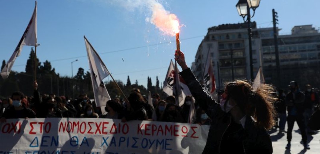 Σχηματίζεται δικογραφία από την ΕΛ.ΑΣ. για το χθεσινό πανεκπαιδευτικό συλλαλητήριο στην Αθήνα