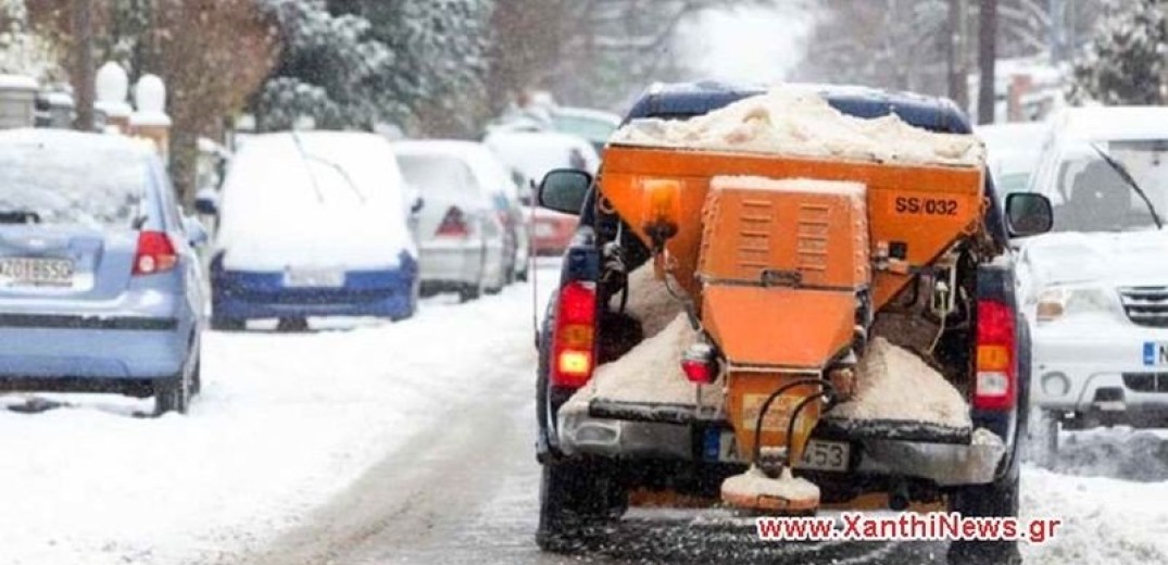 Πυκνή χιονόπτωση αυτήν την ώρα στην Ξάνθη