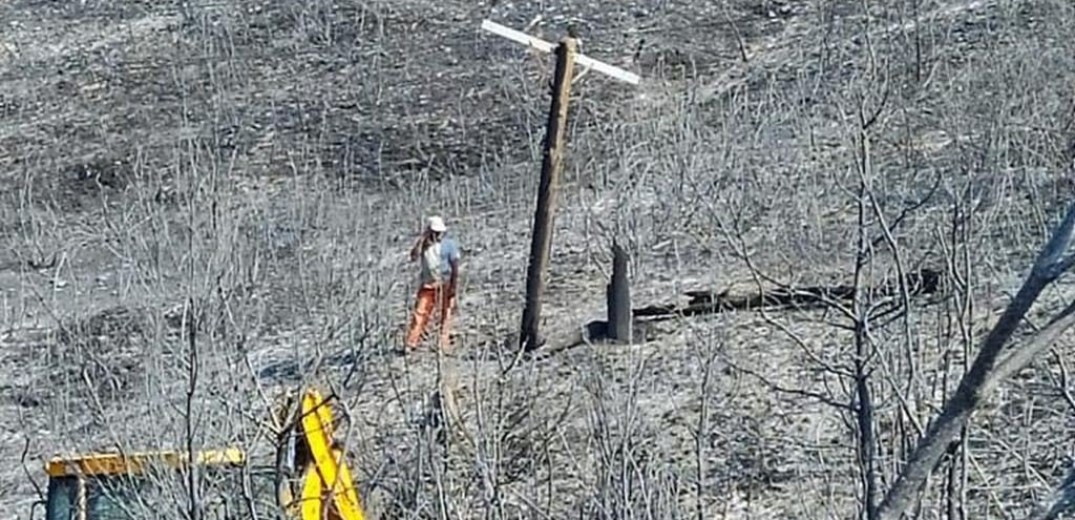 Αποκαταστάθηκε η ηλεκτροδότησης στις περισσότερες πυρόπληκτες περιοχές-Απομένει η Γορτυνία