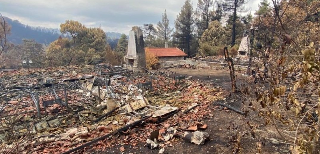 Κλιμάκιο στη βόρεια Εύβοια για τις καμένες καλλιεργήσιμες εκτάσεις