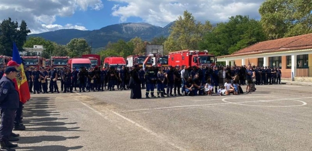  Αποχώρησαν οι Ρουμάνοι και Μολδαβοί πυροσβέστες από τη Βόρεια Εύβοια (Βίντεο-Φωτ.)