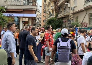 Στο Europride ο πρέσβης των ΗΠΑ στην Ελλάδα Τζορτζ Τσούνης - Η συνάντηση με τον Άλμπερτ Μπουρλά